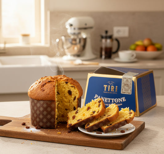 Tiri Coffee and White Chocolate Panettone