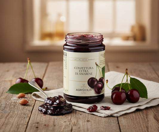 Extra black cherry jam
