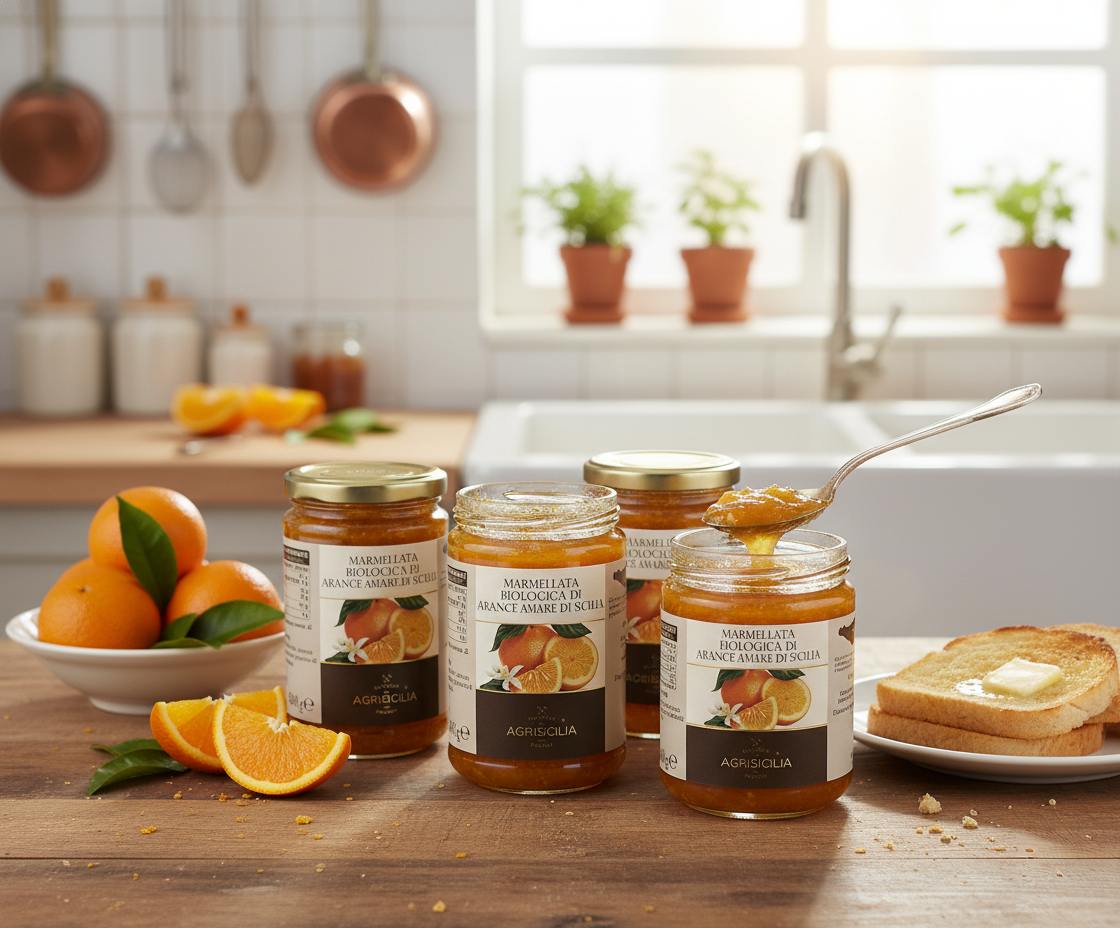 Organic Bitter Sicilian Orange Marmalade
