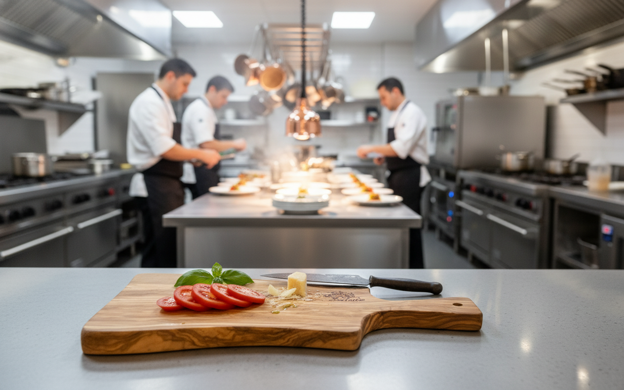 Olive wood cutting board