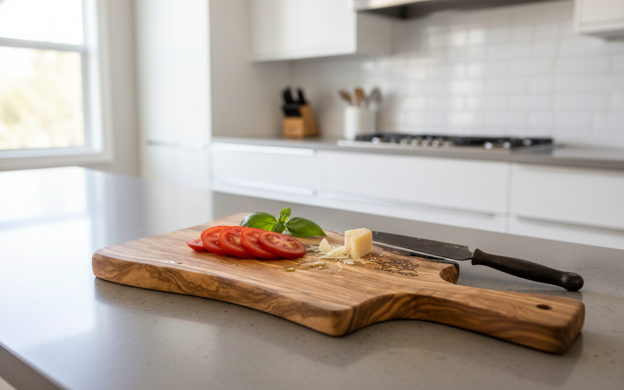Olive wood cutting board