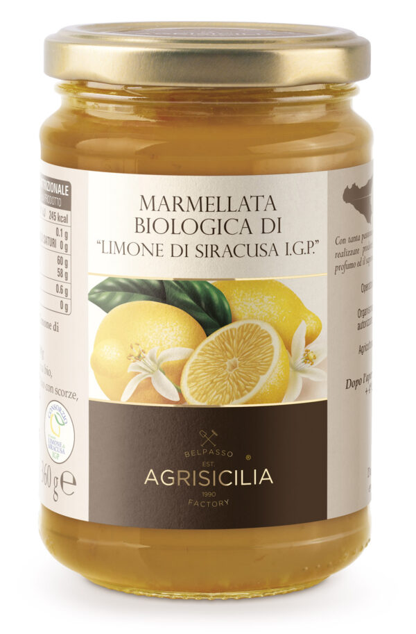 Organic Syracuse I.G.P. Lemon Marmalade